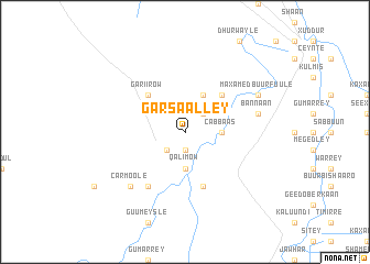 map of Garsaalley