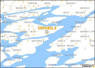 map of Garsböle