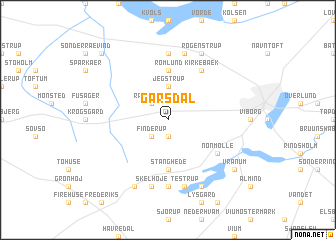 map of Gårsdal