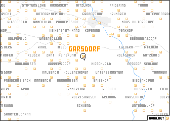 map of Garsdorf