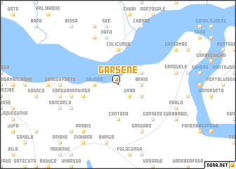 map of Garsene