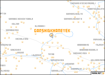 map of Garshīd Khān-e Yek