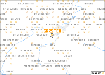map of Garsten