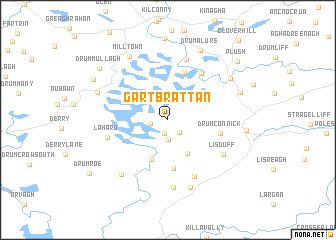 map of Gartbrattan