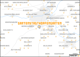 map of Gartenstadt Hopfengarten