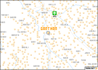 map of Garthān