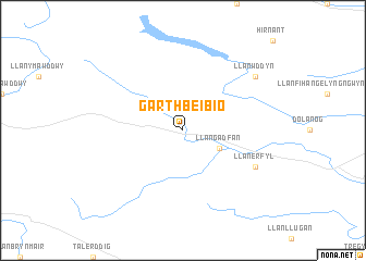 map of Garthbeibio