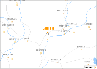 map of Garth