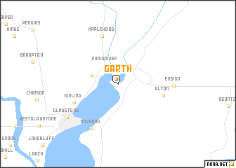 map of Garth