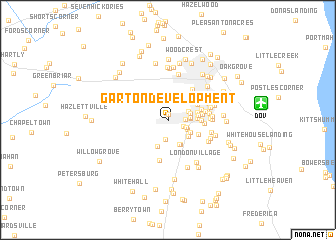 map of Garton Development