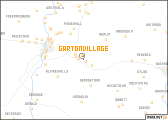 map of Garton Village