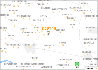 map of Garton