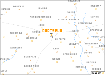 map of Gartsevo