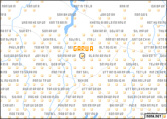 map of Gārua