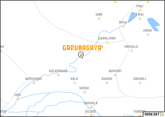 map of Garuba Gaya