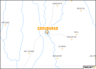 map of Garubhāsa