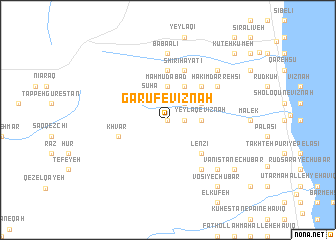 map of Garūf-e Vīznah