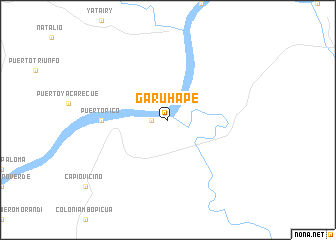 map of Garuhapé