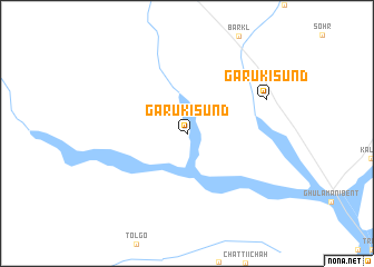 map of Garuki Sund