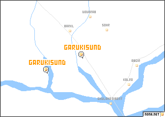 map of Garuki Sund