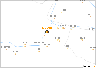 map of Garūk