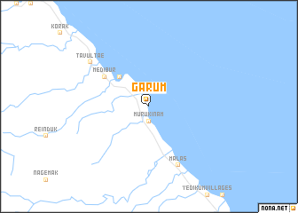 map of Garum