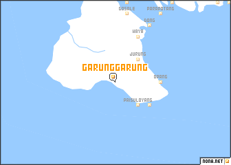 map of Garunggarung