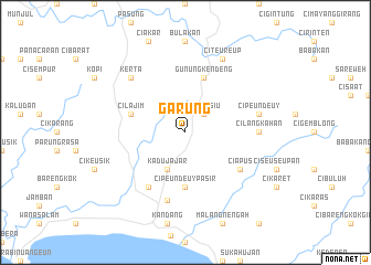 map of Garung