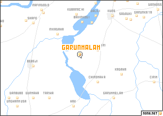 map of Garun Malam