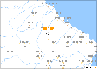 map of Garup