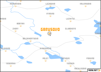 map of Garusovo