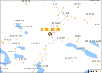 map of Garusovo
