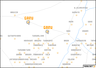 map of Garu