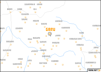 map of Garu