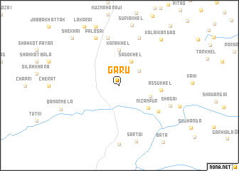 map of Gāru