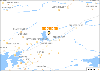 map of Garvagh
