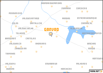 map of Garvão