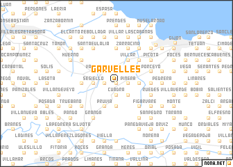 map of Garvelles