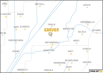 map of Garver