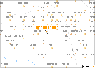 map of Garwa Babba