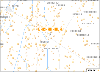 map of Garwahwāla