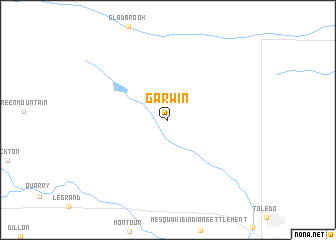 map of Garwin