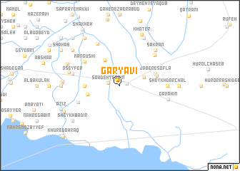 map of Garyāvī