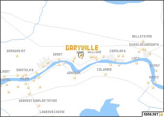 map of Garyville