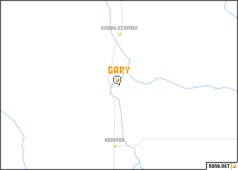 map of Gary