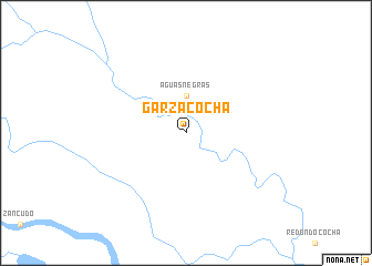 map of Garza-cocha