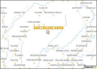 map of Garzaguachana