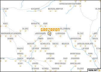 map of Garzarón