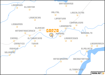 map of Garza