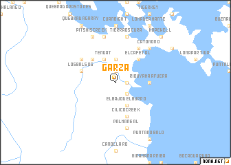 map of Garza